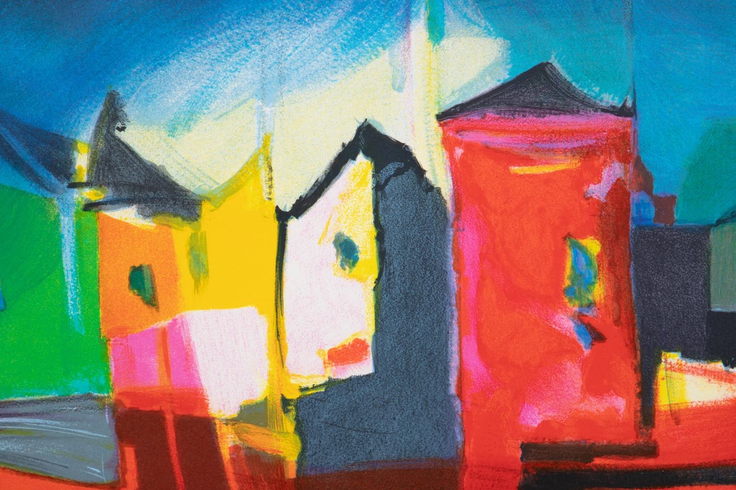 Marcel Mouly | TWO MARCEL MOULY UNFRAMED PORT SCENE LITHOGRAPHS | MutualArt
