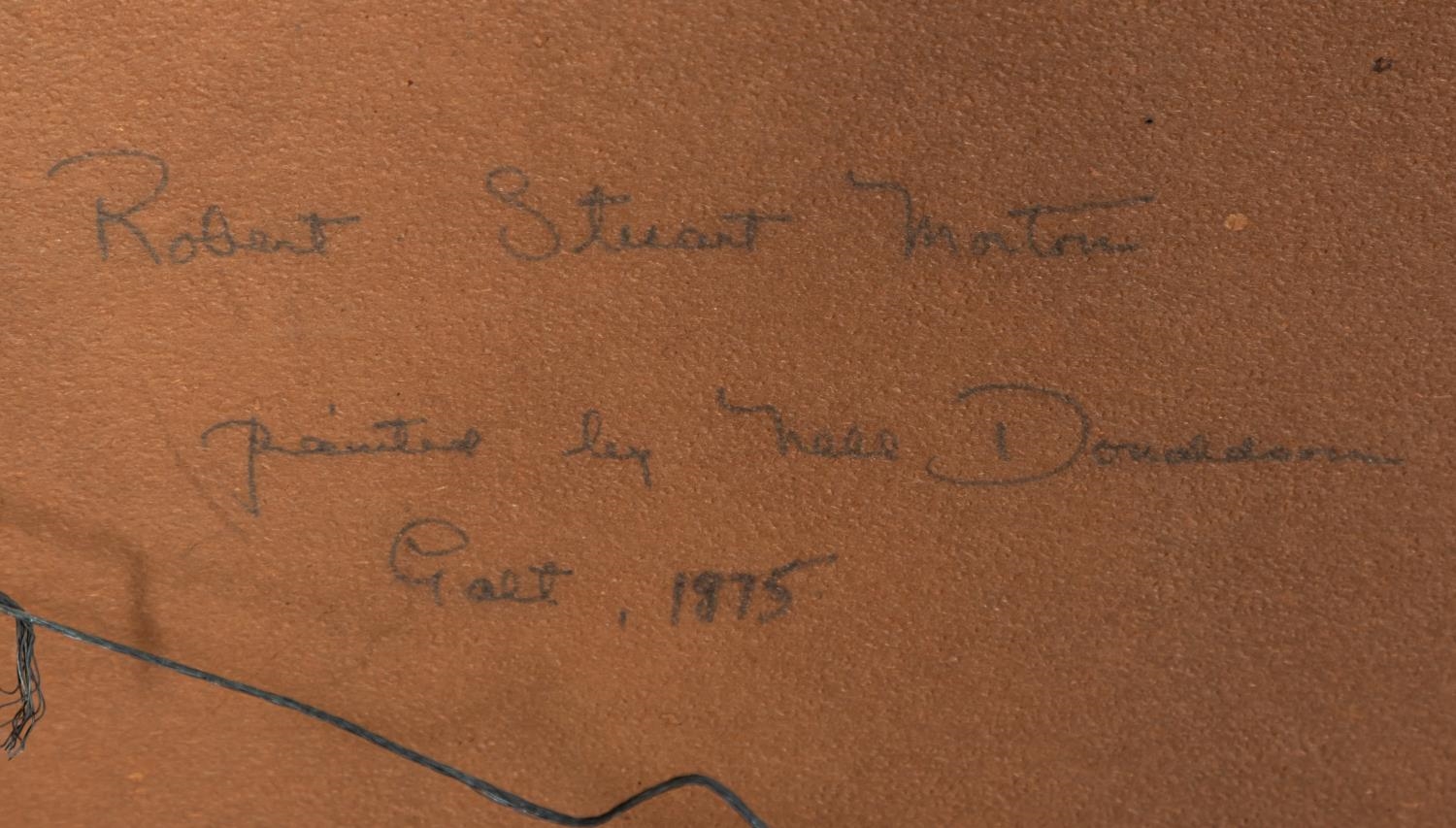 Robert Stuart FOLK ART OIL BOY WEARING KILT ON ROCKING HORSE MutualArt