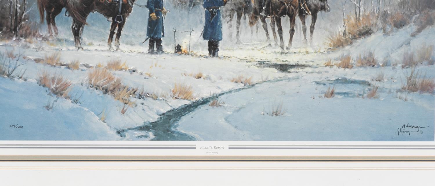 Gerald Harvey Jones 2 G.HARVEY CIVIL WAR THEMED POSTER LITHOGRAPHS