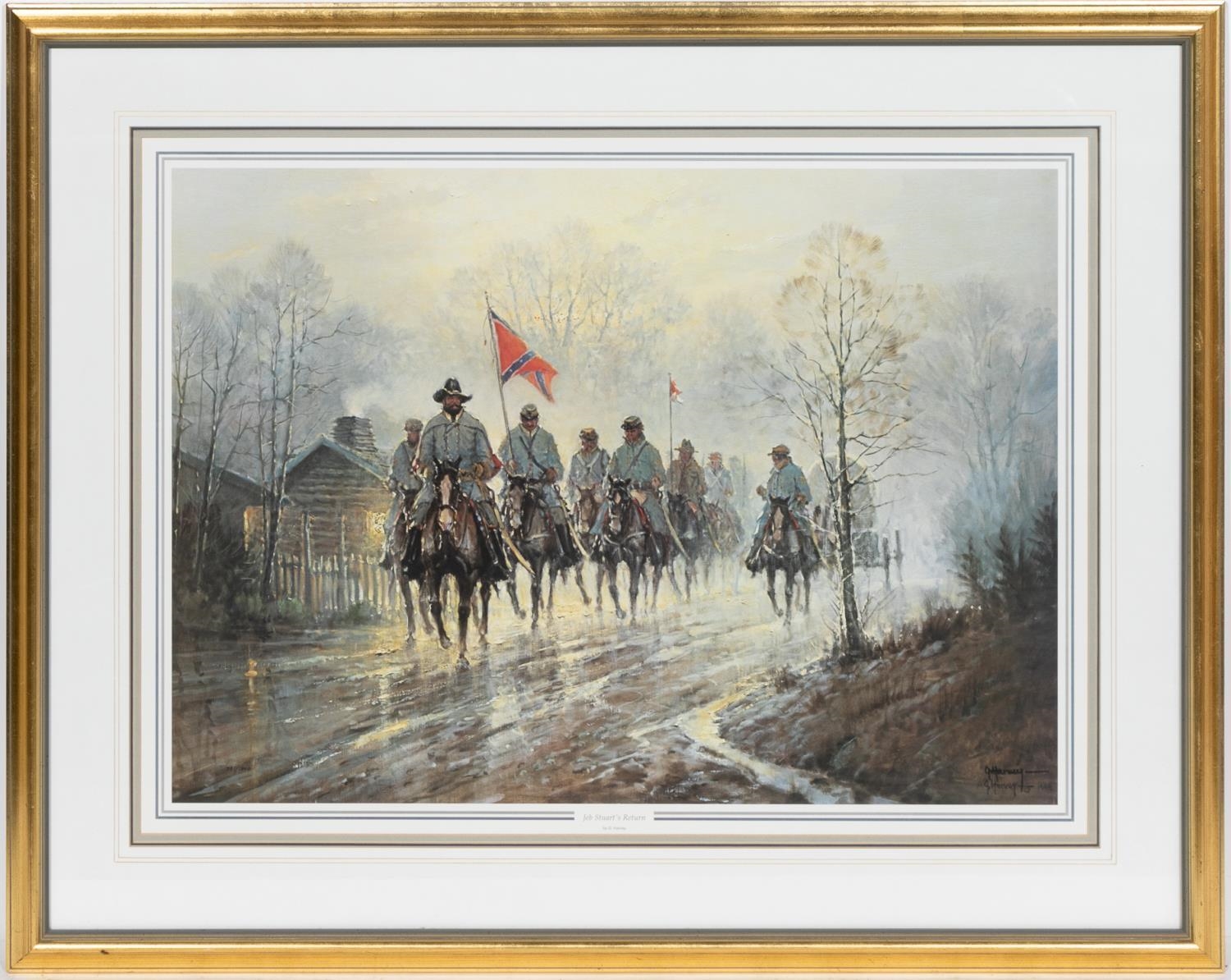 Gerald Harvey Jones 2 G.HARVEY CIVIL WAR THEMED POSTER LITHOGRAPHS