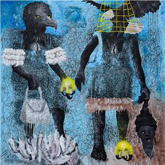Serigne Ibrahima Dieye: Jungle Noire - Galerie Cécile Fakhoury, Abidjan