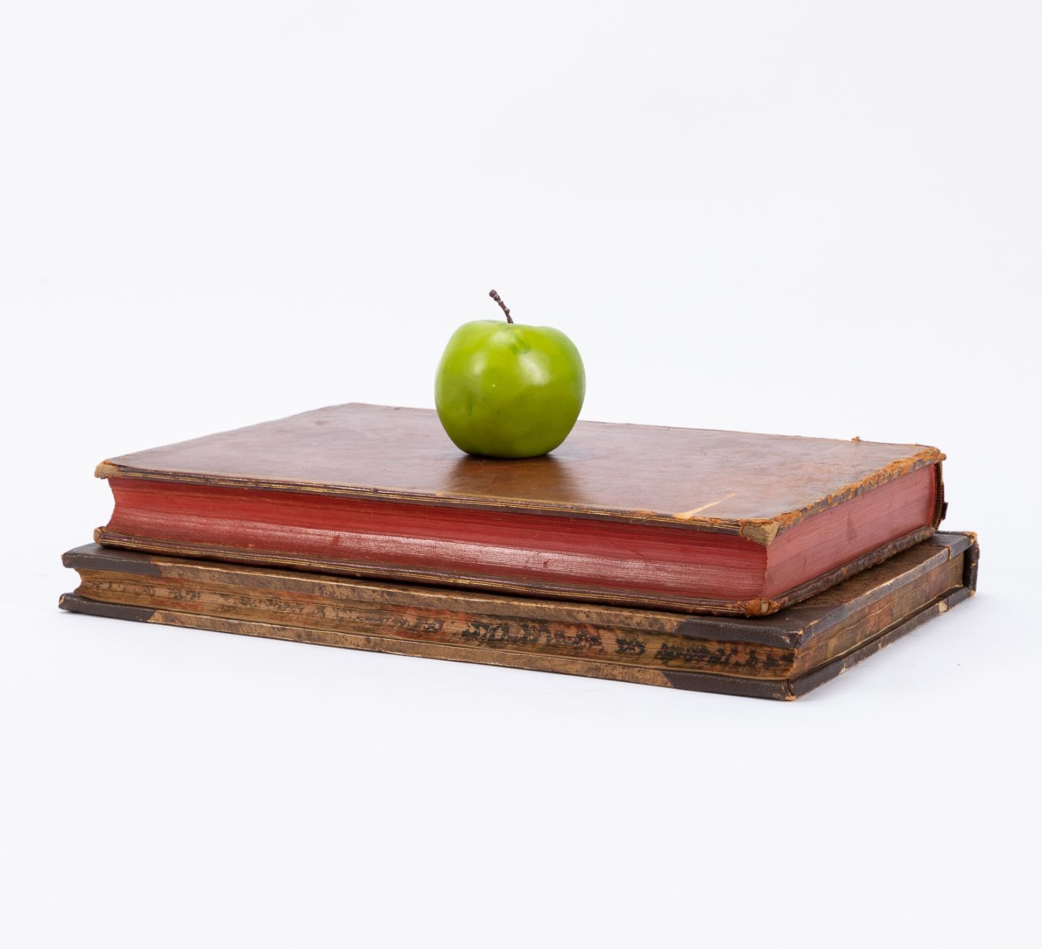 Artwork by Andrea Palladio, A. PALLADIO, 2 VOLS. OF 4 BOOKS OF ARCHITECTURE, Made of leather bound