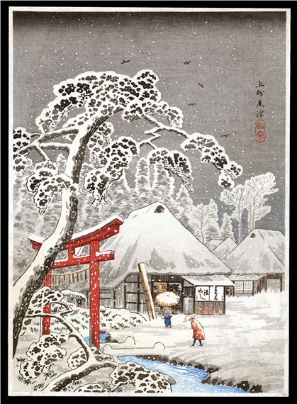 Shotei Hiroaki - Snow at Ozawa