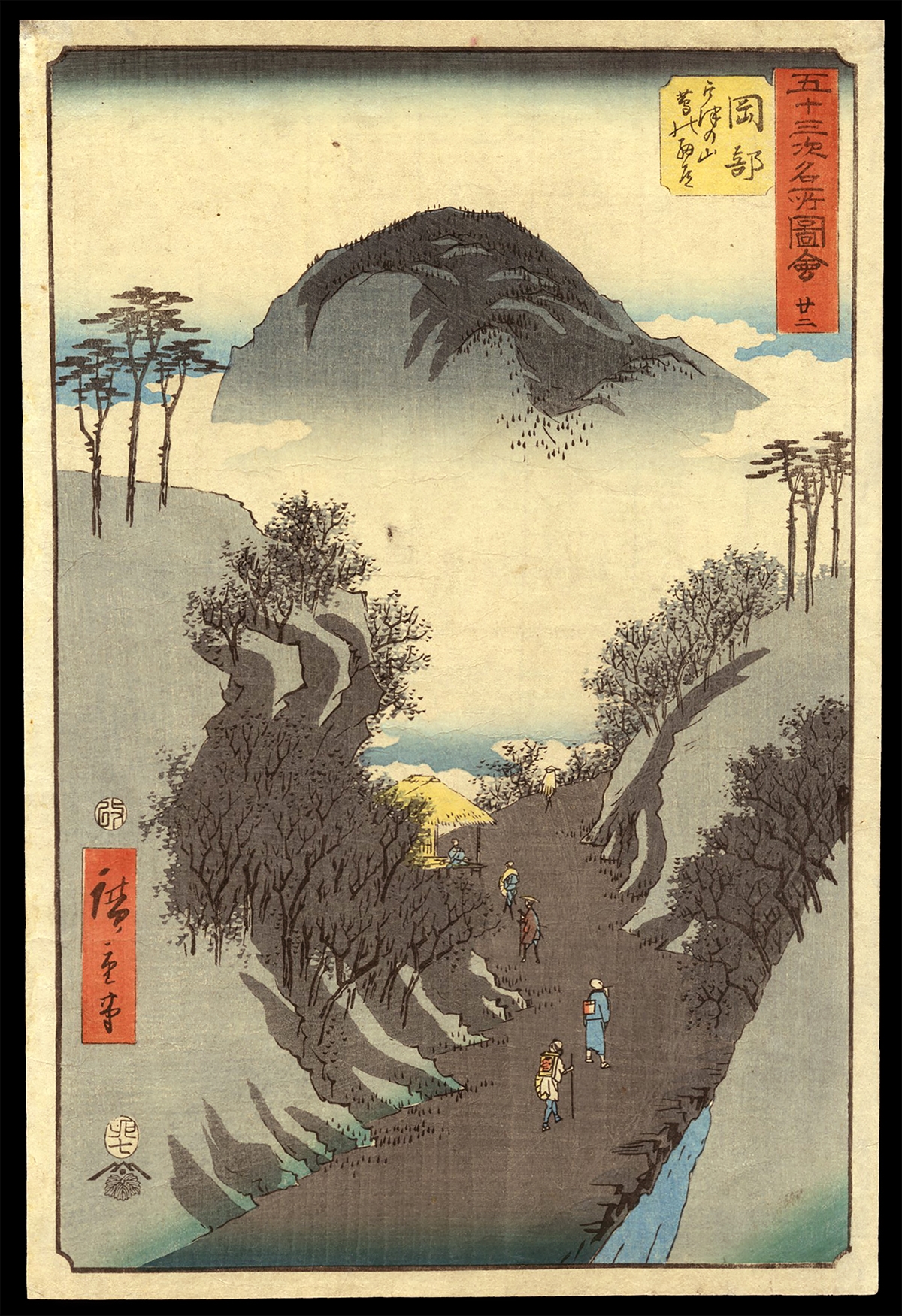 Ando Hiroshige - Okabe
