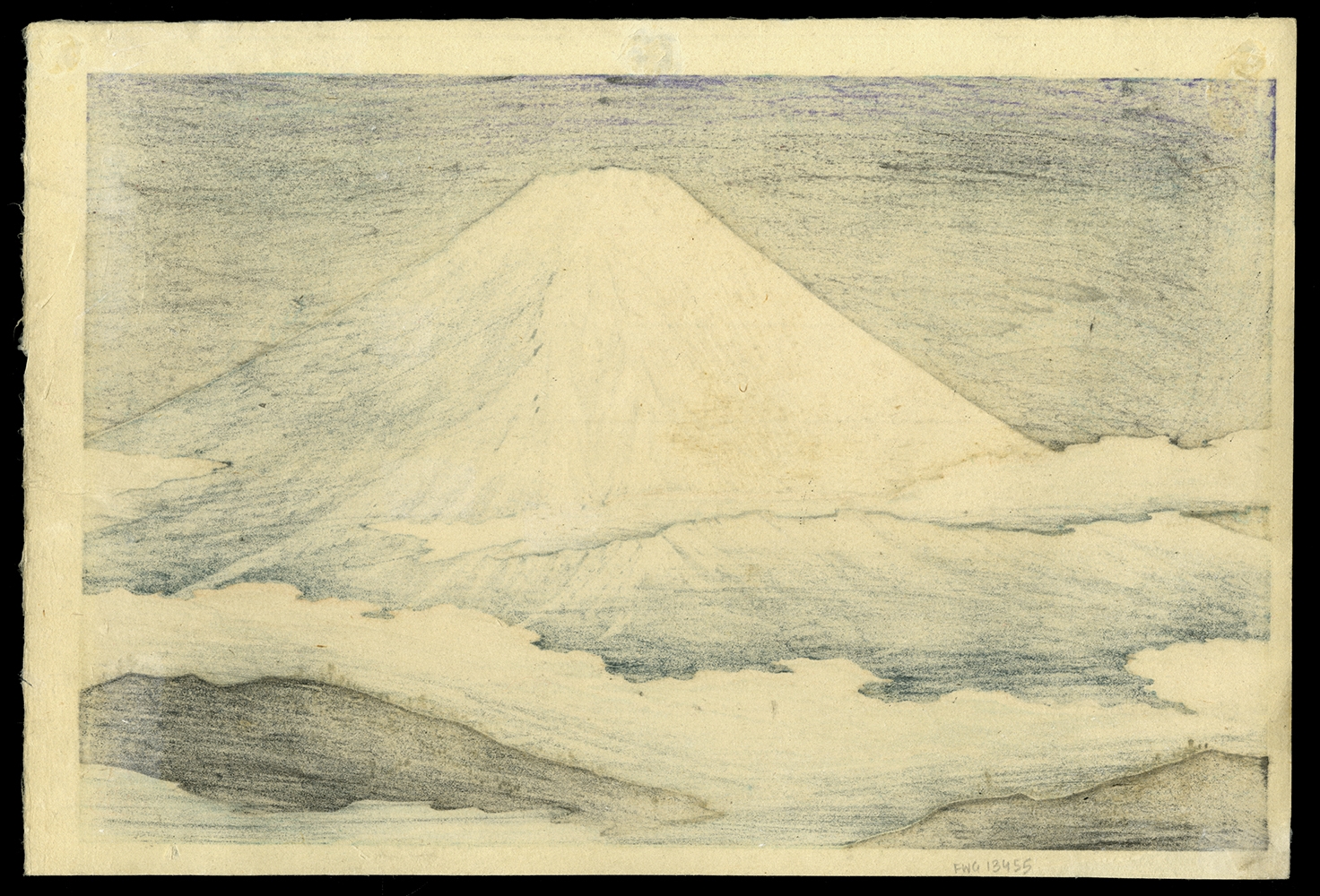 Artwork by Takahashi Shōtei, Shotei Hiroaki - Nearby Omuro, Made of woodblock