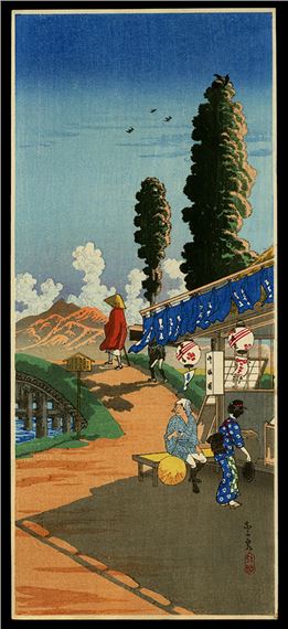 Shotei Hiroaki - Nakaizumi by Takahashi Shōtei, 1930