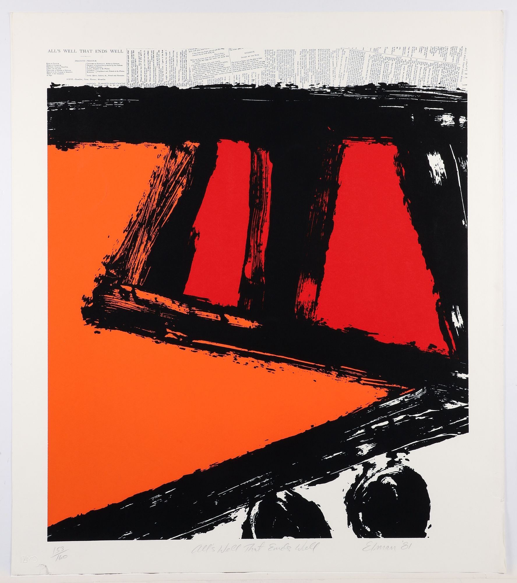 Ray Elman | All's Well That Ends Well (1981) | MutualArt