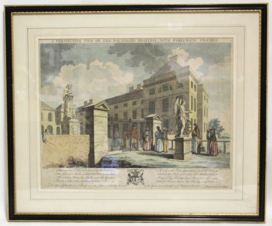 Edward Rooker | A Perspective View of the Foundling Hospital, With ...