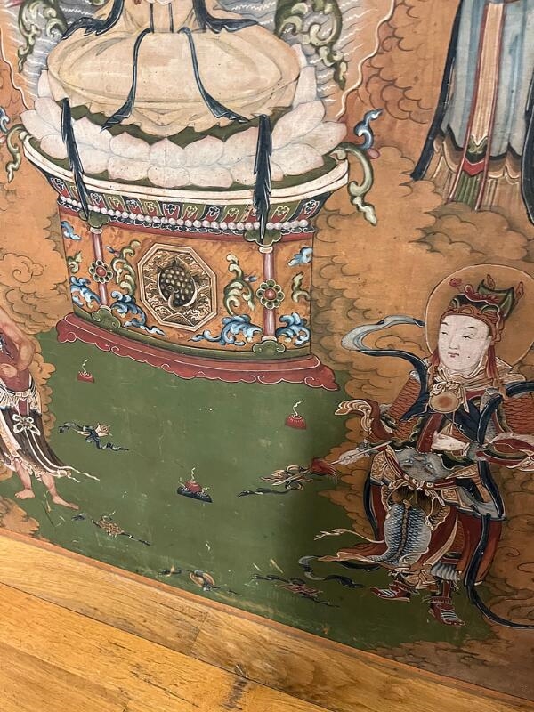 Chinese School, 19th Century | A Chinese painting of Marichi with three ...