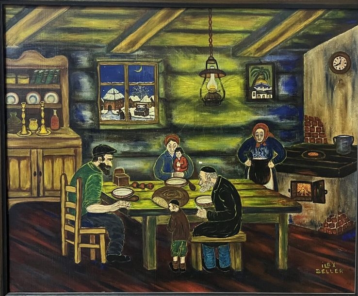 Artwork by Beller-ilex Chaim, The potato soup Oil on canvas, Made of oil on canvas