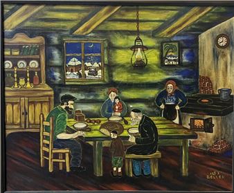 The potato soup Oil on canvas - Beller-ilex Chaim