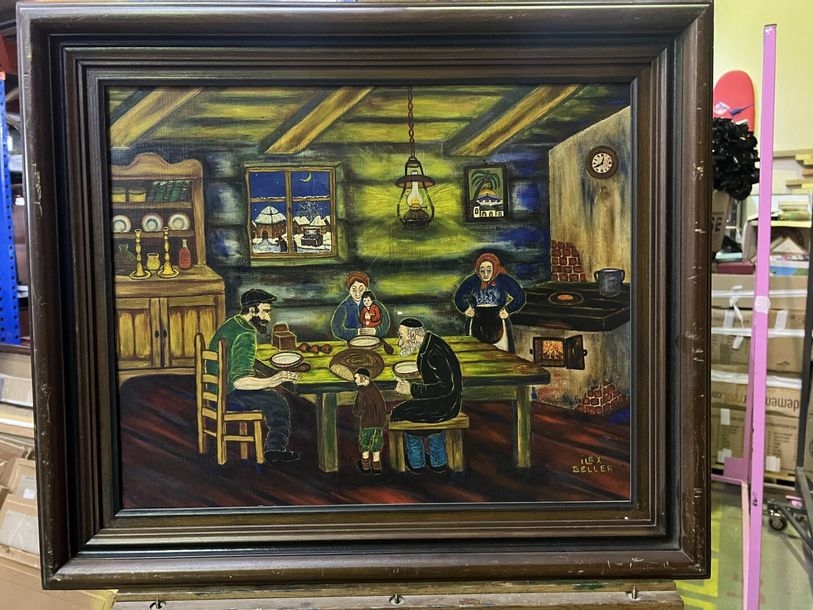 Artwork by Beller-ilex Chaim, The potato soup Oil on canvas, Made of oil on canvas