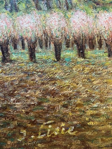 Artwork by Isaac Lisie, Lot of four paintings: Street in Haifa Oil on plywood, Made of oil on canvas