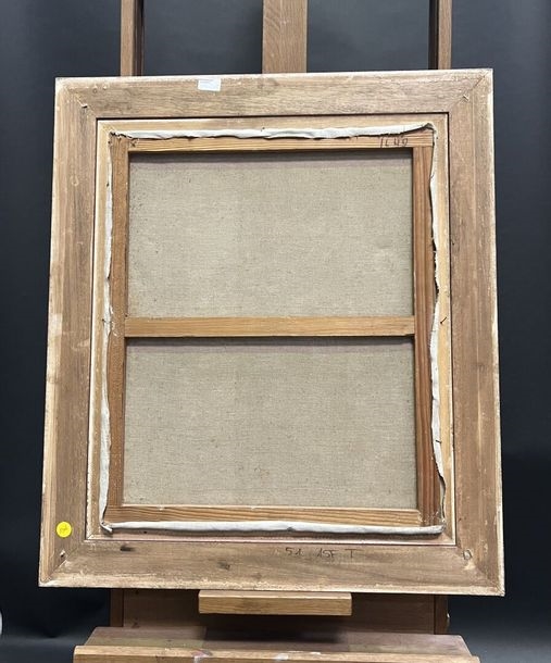 Artwork by Isaac Lisie, Lot of four paintings: Street in Haifa Oil on plywood, Made of oil on canvas