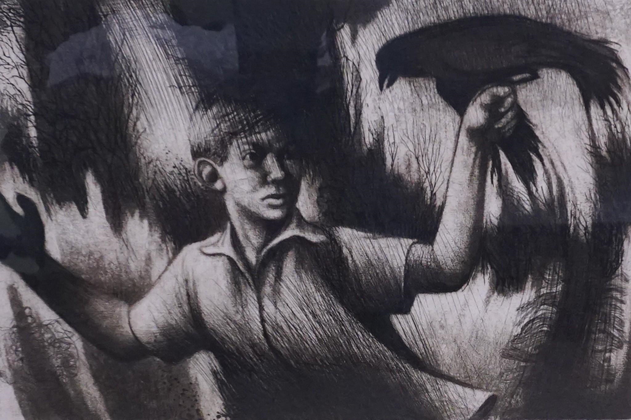 Artwork by Donald Sexauer, To Fly, Made of Etching