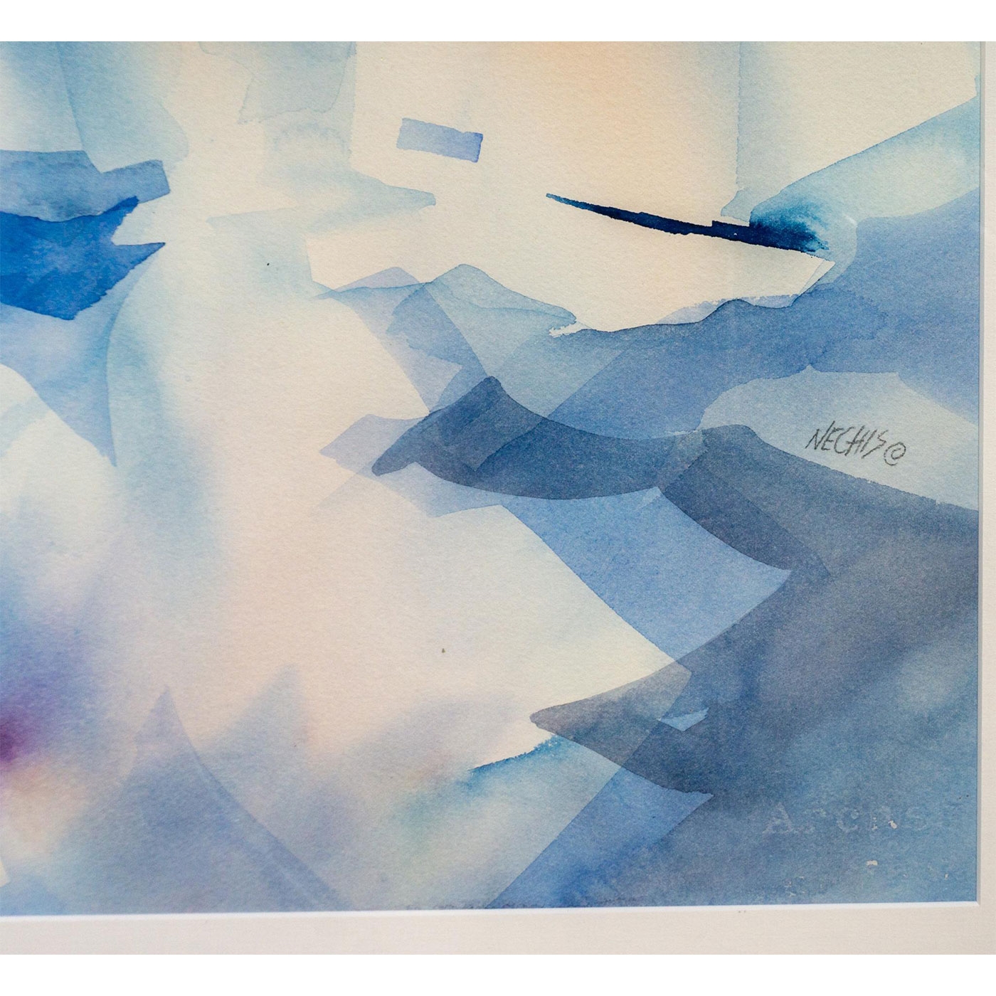 Barbara Nechis Barbara Nechis (American b. 1937) Signed Watercolor on