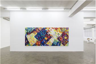 Samia Halaby: De-coding colors - Sfeir-Semler Gallery, Beirut (Karantina)