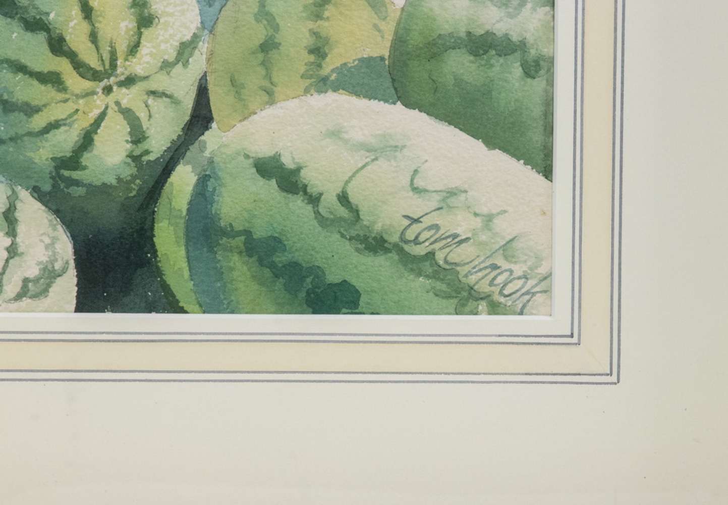 Artwork by Tom Hook, The Watermelon Seller, Made of watercolor on paper