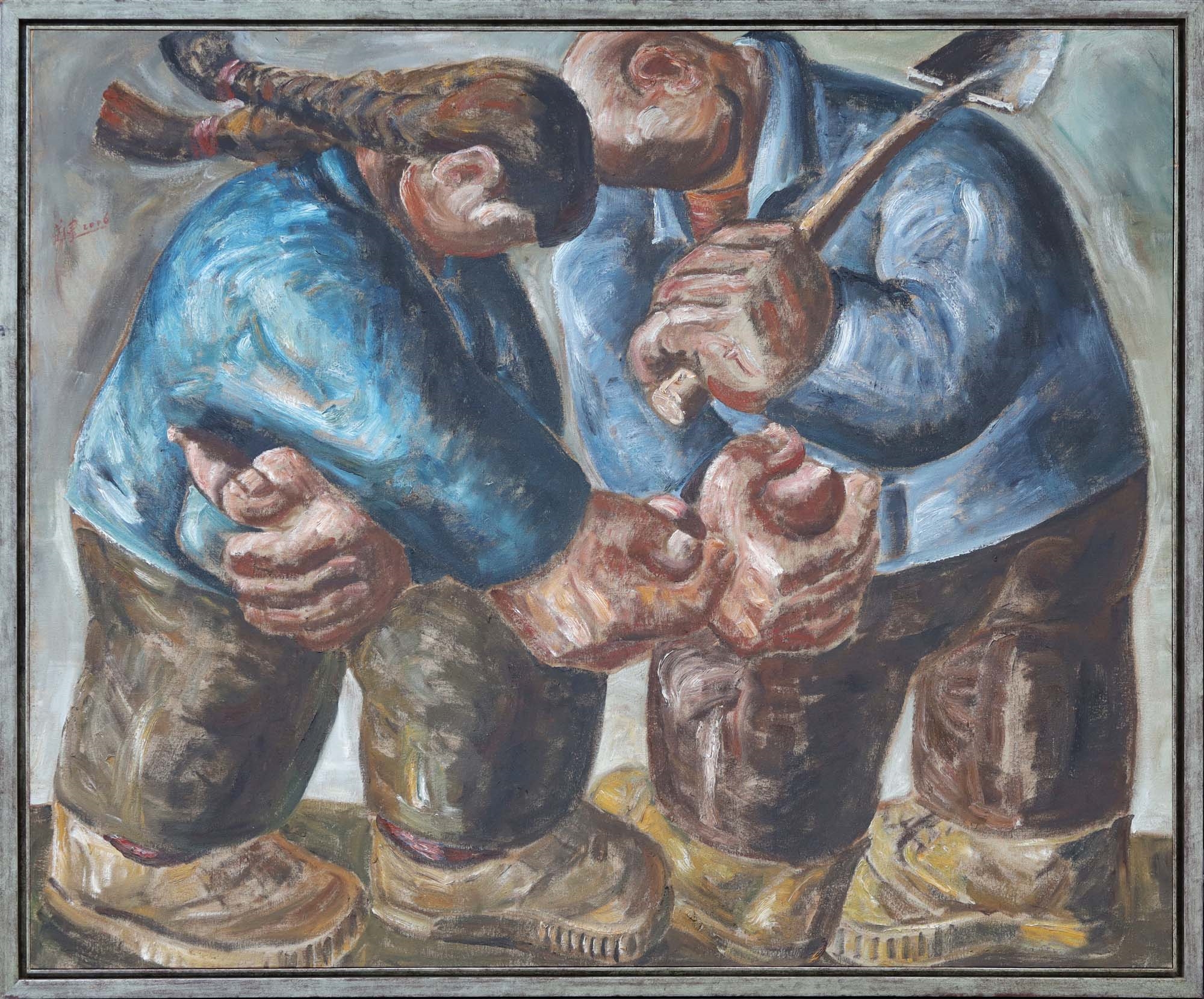 Artwork by Guan Jian, Land of Mellow (Tanah Lembut), 2006, Made of Oil on canvas