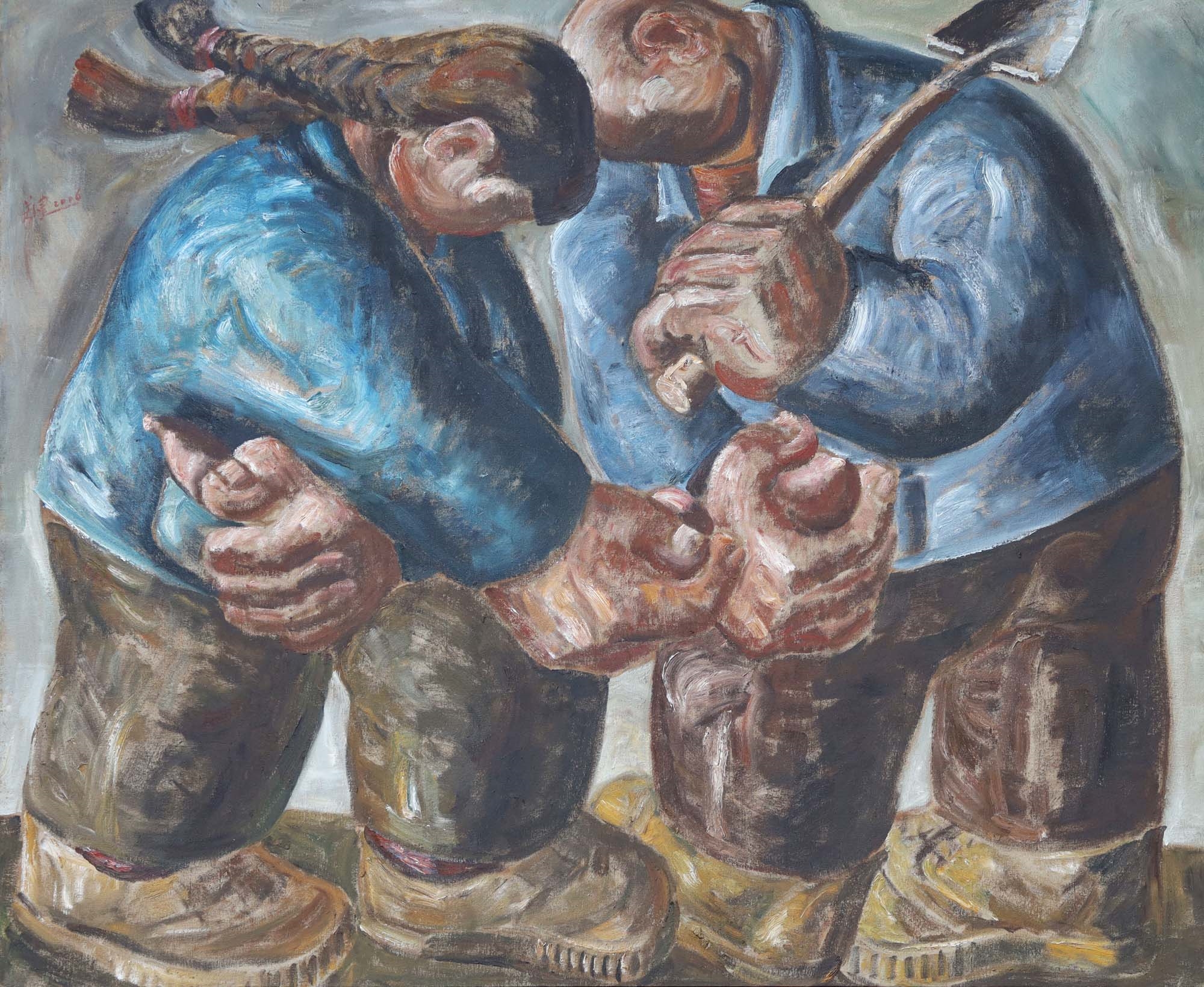 Artwork by Guan Jian, Land of Mellow (Tanah Lembut), 2006, Made of Oil on canvas