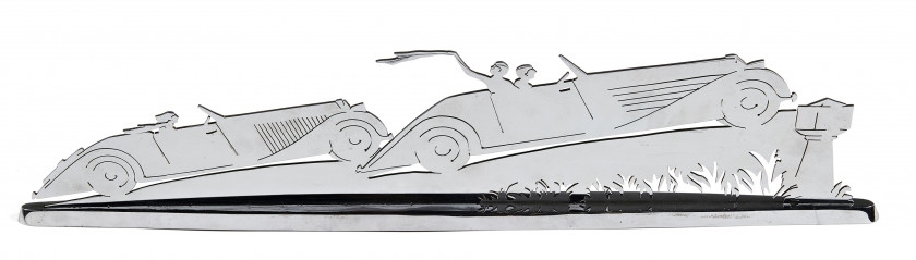 Artwork by R. Men, Sans réserve, Made of metal