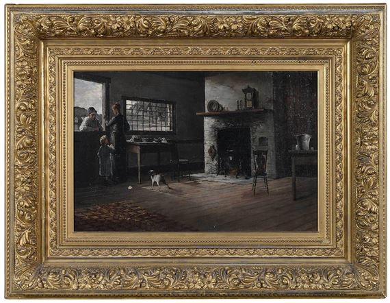 signed lower left "Paul E by Paul Harney, 1886