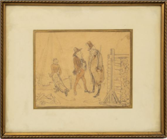 Conny Burman, drawing signed - Conny Burman