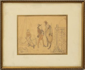 Conny Burman, drawing signed - Conny Burman