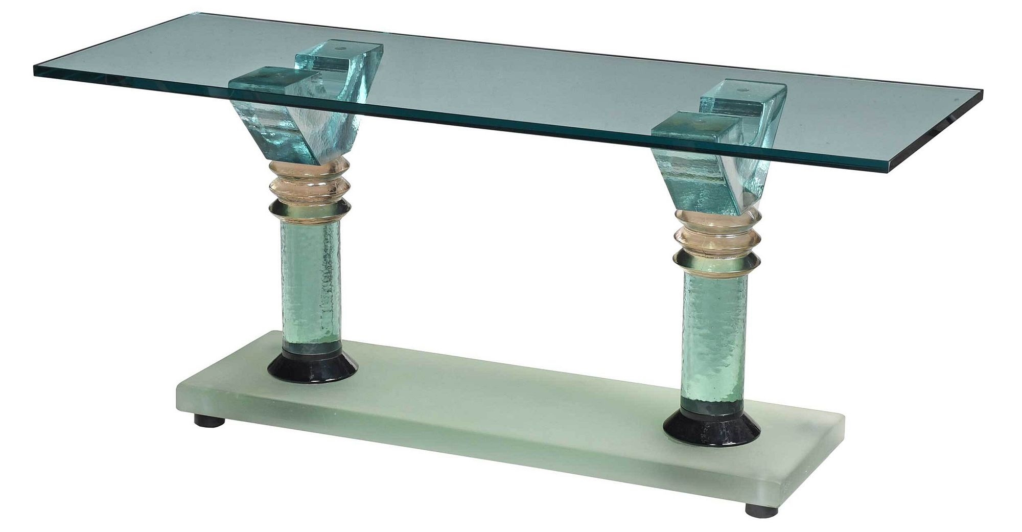 John Lewis Glass Sofa Table (Late 20th Century) MutualArt