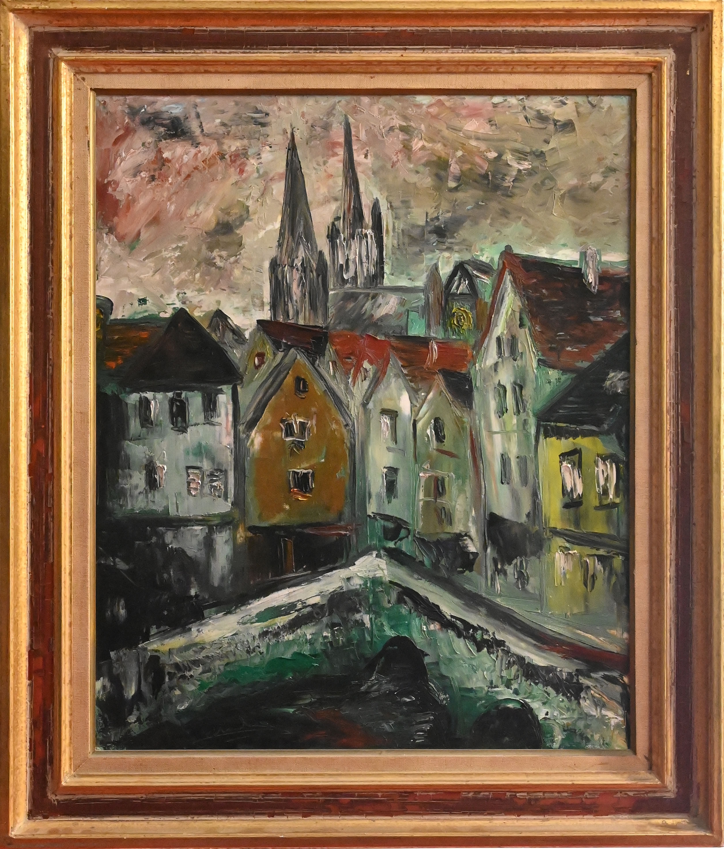 Artwork by Patrick Souday, vue du Pont Bouju