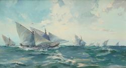 "Flottille de pêche au large, en Méditerranée" - Louis Royon