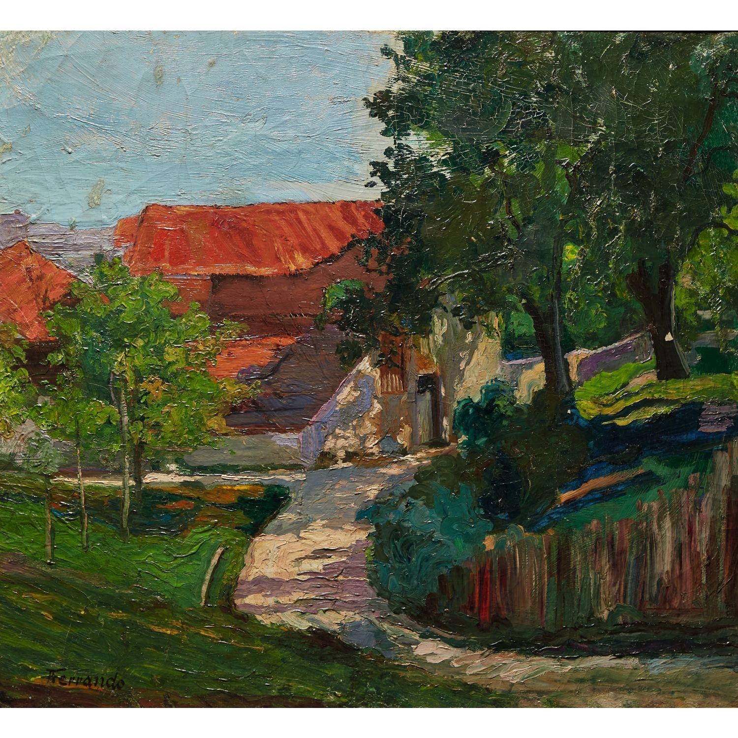 Augustin Ferrando | SENTIER DEVANT LA MAISON | MutualArt