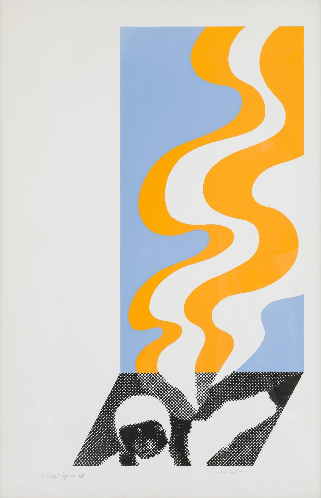 Gerald Laing | Second Skydiver, 1968 (1968) | MutualArt