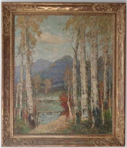 LANDSCAPE WITH MOUNTAIN by Paul King