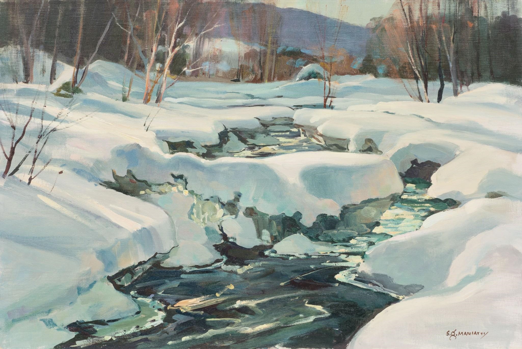 Stephen Maniatty Symphony in White MutualArt