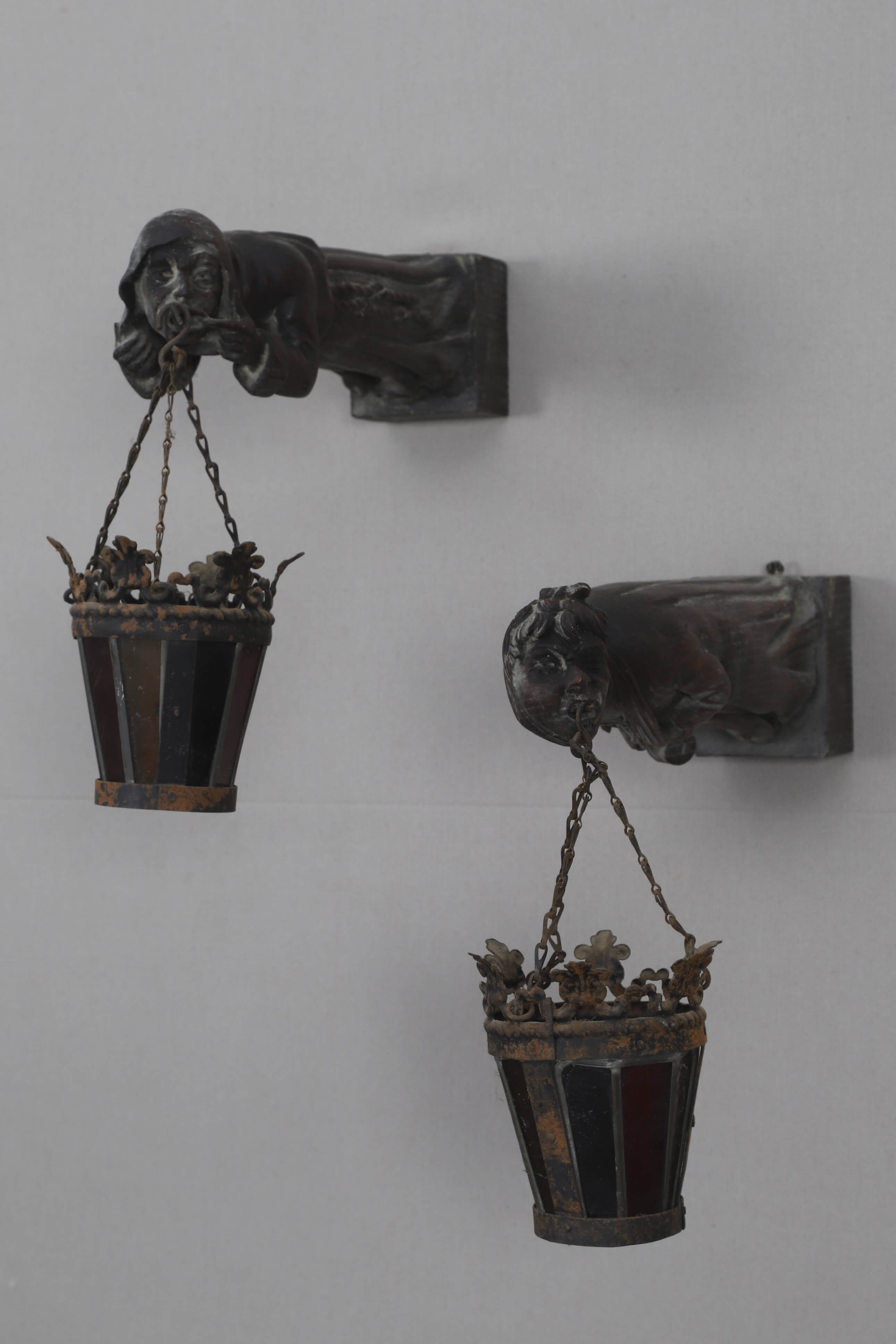 Artwork by Victor Aimone, Curieuse paire d’appliques