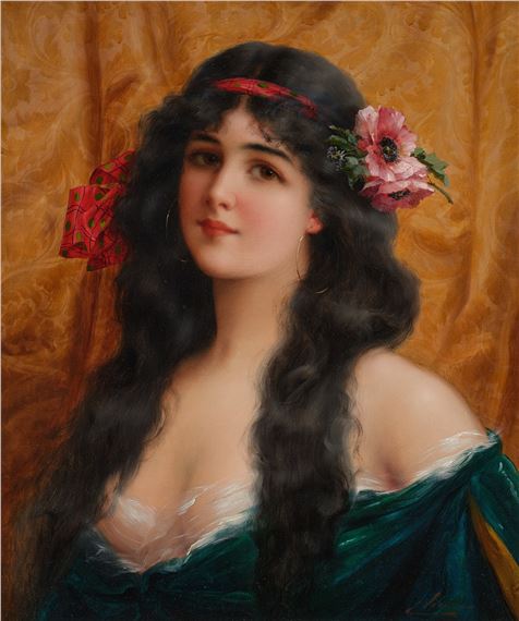 Young Beauty by Émile Vernon