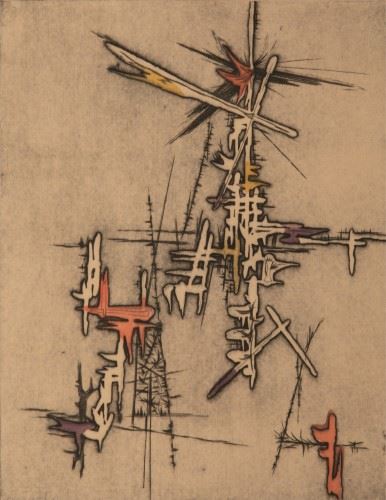 Sunken Treasure by Gabor Peterdi, 1952