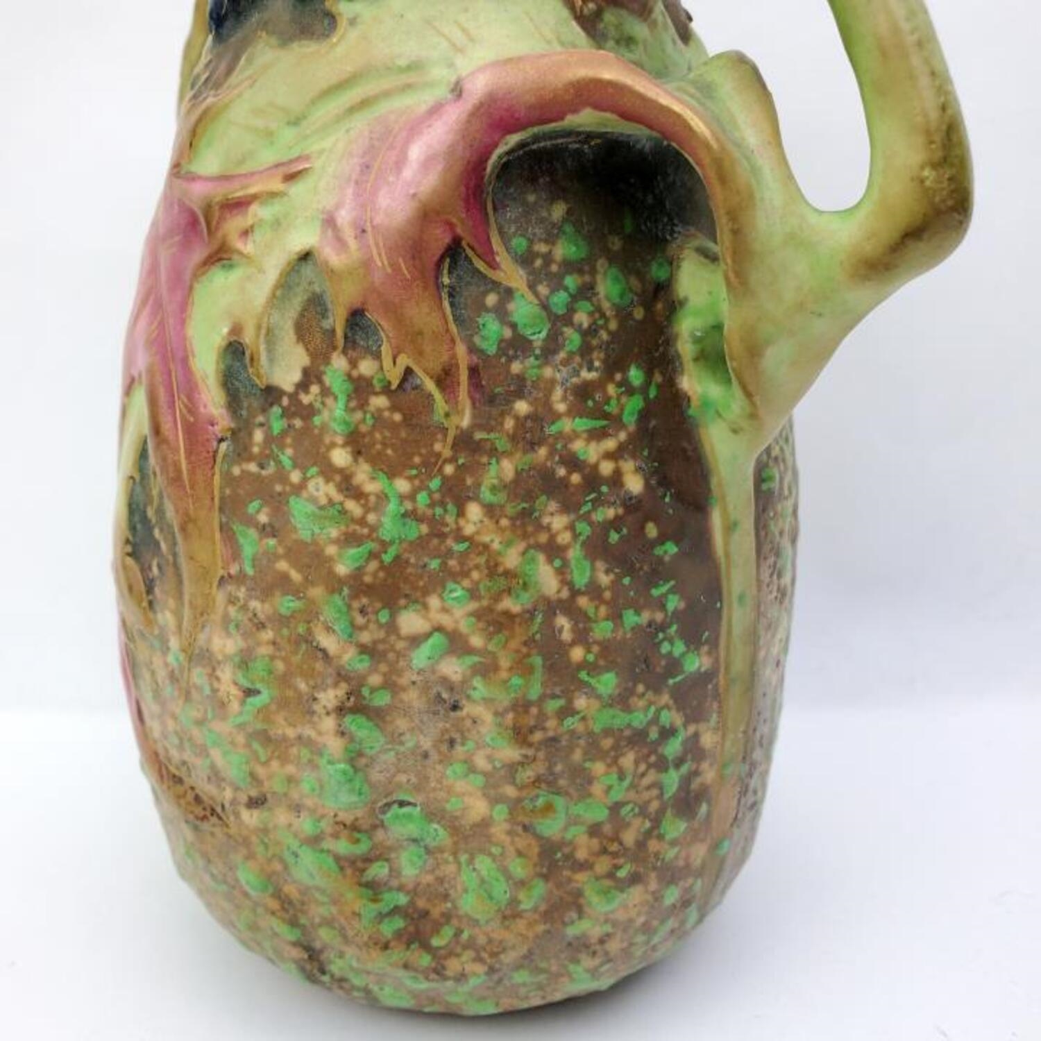 Paul Daschel Amphora Austrian Pottery 2 Handle Vase (Circa 1902