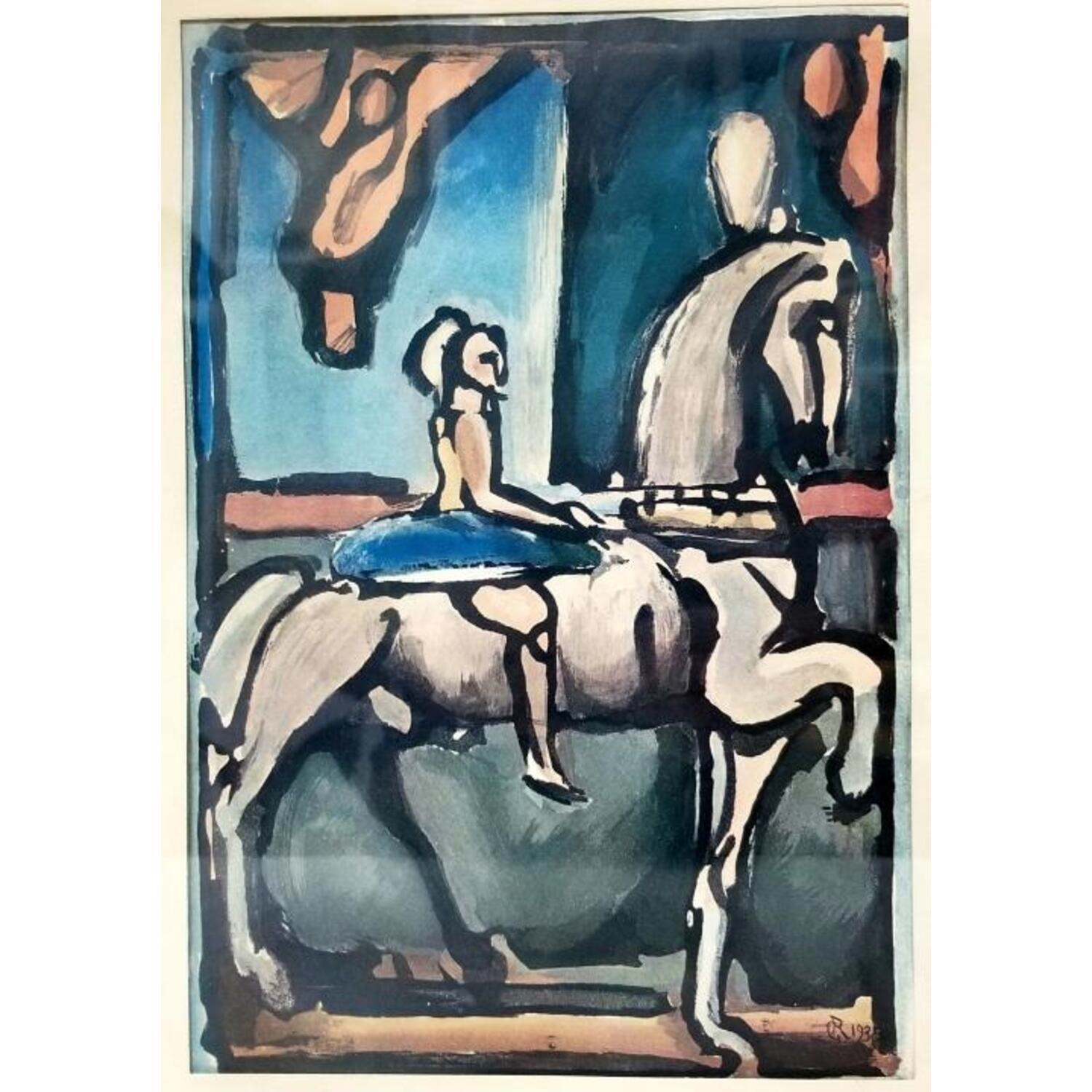 Georges Rouault | Equestrienne The Circus of the Falling Star | MutualArt