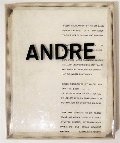 Von Carl Andre bis Andy Warhol: Buch-Objekte / Book Sculptures - Galerie M + R Fricke