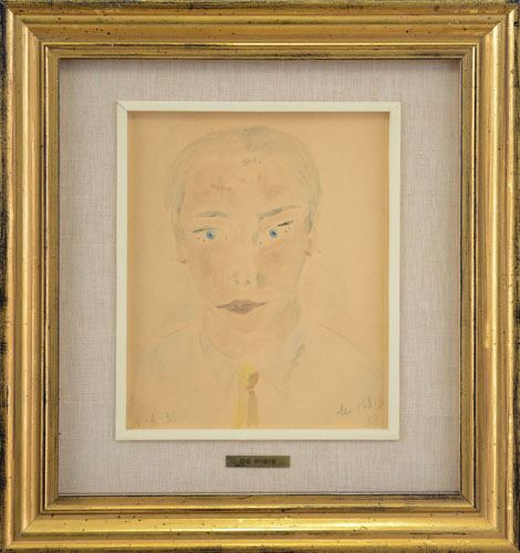 Portrait by Filippo de Pisis, 1938