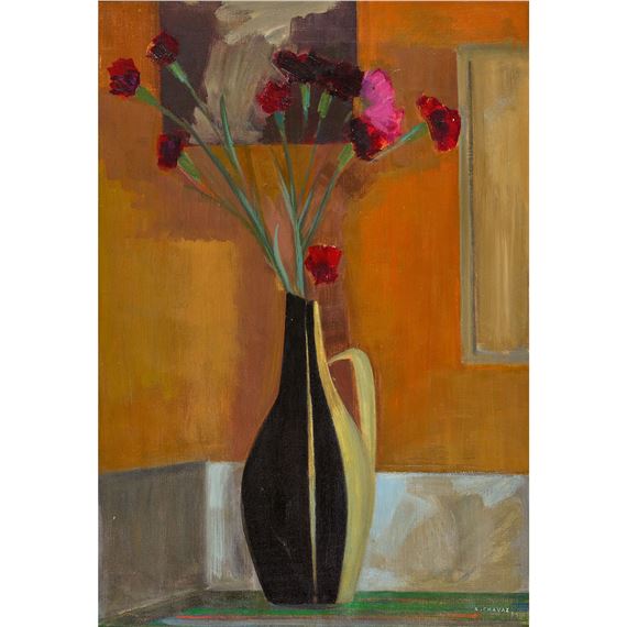 Vieux oeillets by Albert Chavaz, (19)56