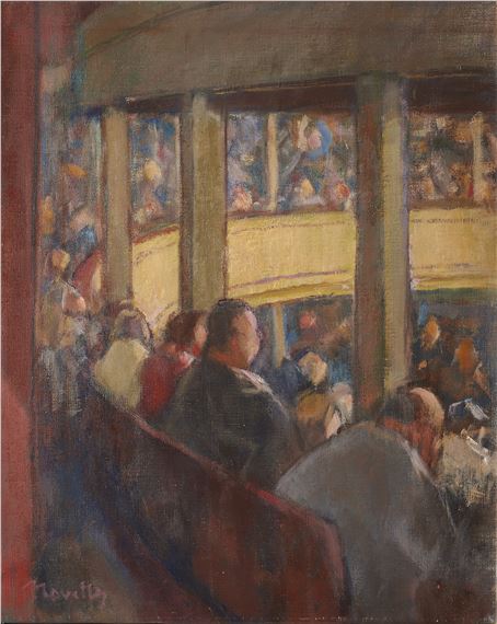Il loggione della scala by Giuseppe Novello