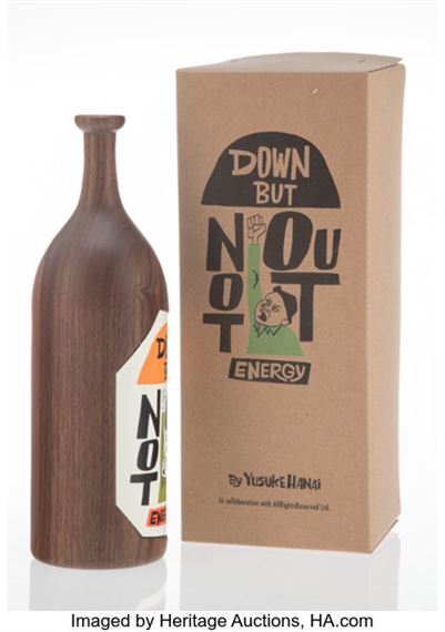 Yusuke Hanai | Down But Not Out (Wood Bottle) | MutualArt