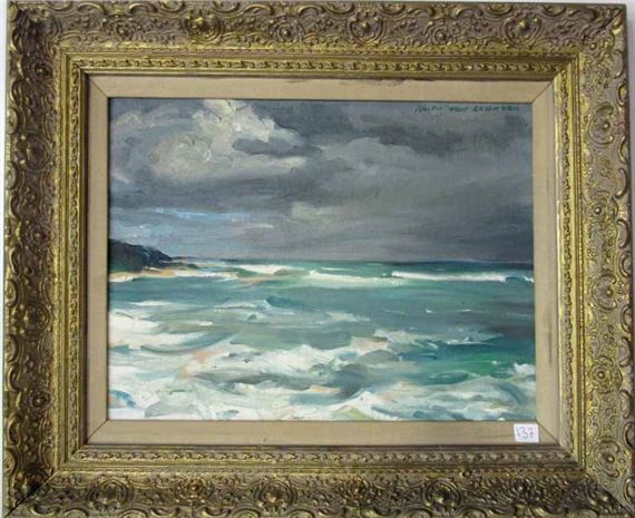 Crashing surf scene by Ralph von Lehmden