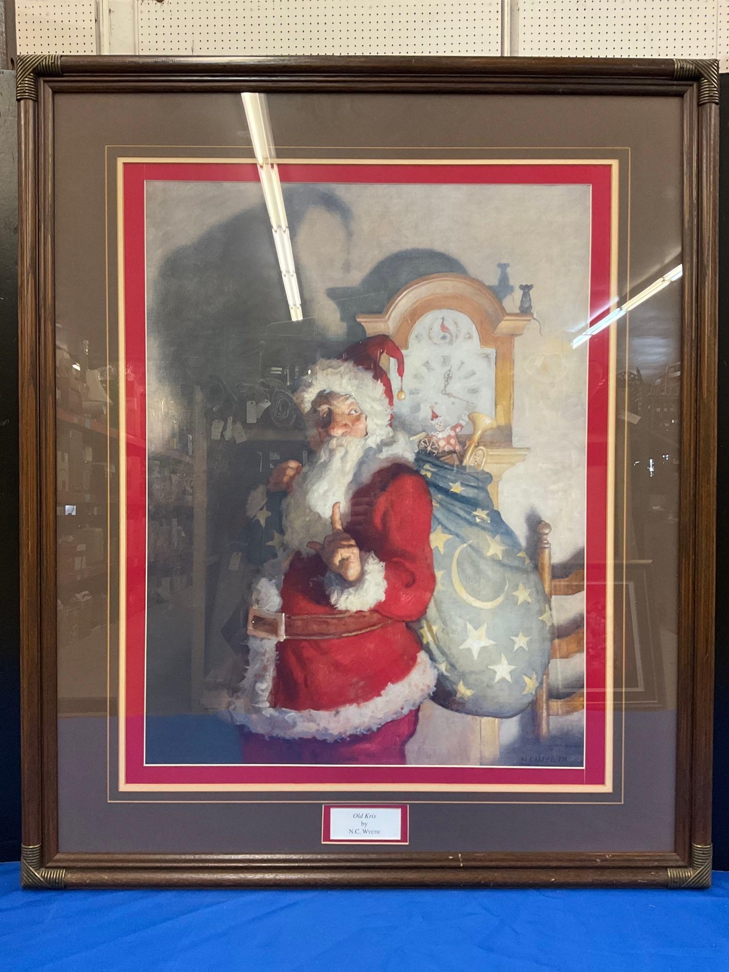 Christmas Steal! Large “Old Kris” by N.C. Wyeth Print by N.C. Wyeth