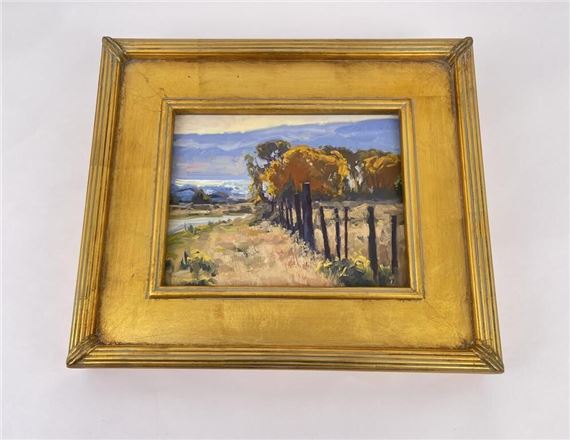 Taylor Lynde Oil on Board Painting Summer Goodbye by Taylor Lynde, 1995