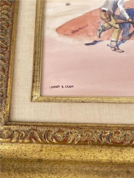 Leonard Howard Reedy | Leonard Reedy The Ambush Watercolor Painting ...