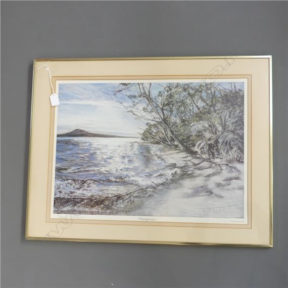 GARY SCHOFIELD 'RANGITOTO' PRINT 144/500 400x550mm by Gary S. Schofield